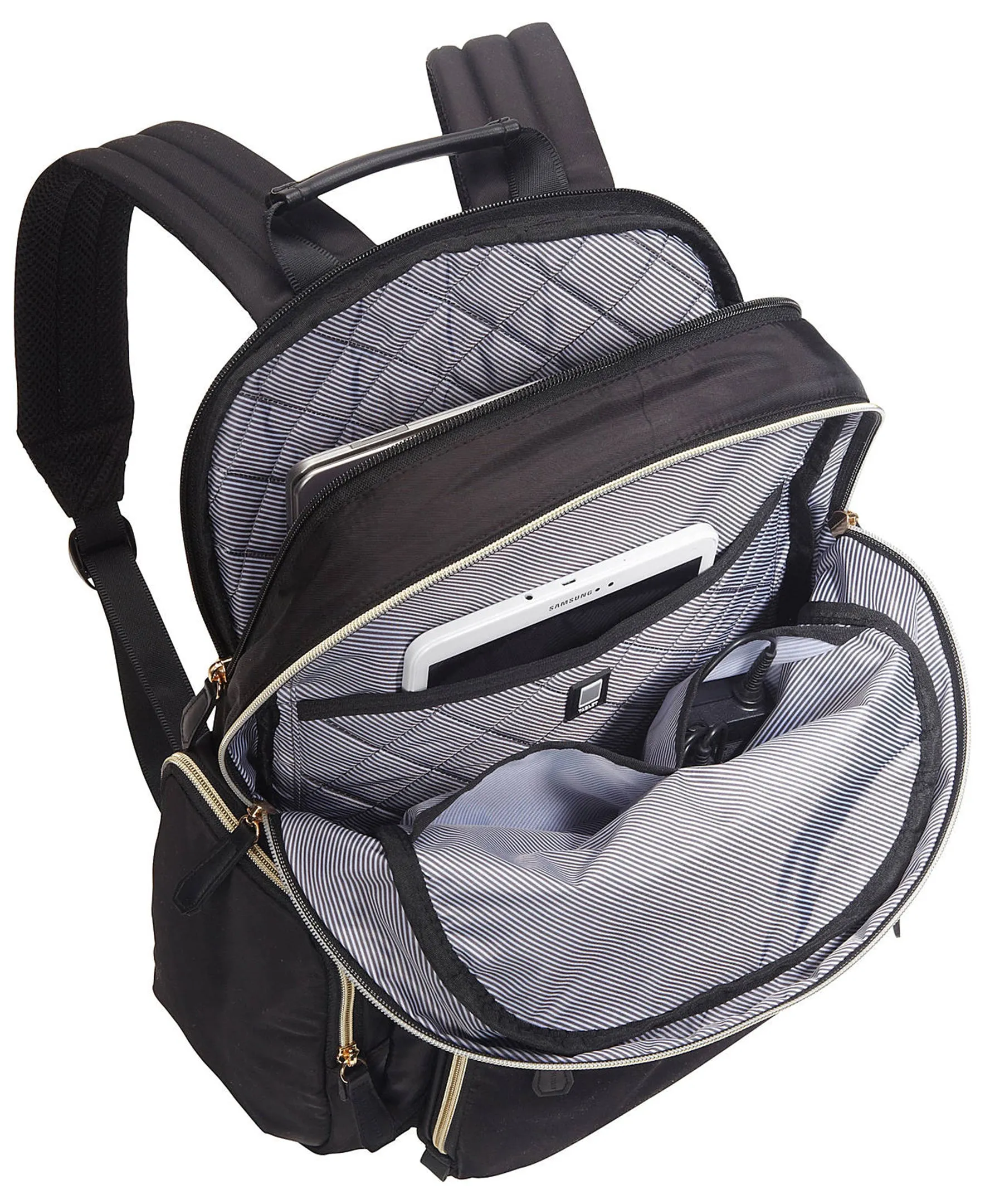 Kenneth Cole Reaction Madison Square 8-Wheel Expandable Luggage & Sophie Backpack 2-Piece Bundle (20" Carry-On & Backpack)
