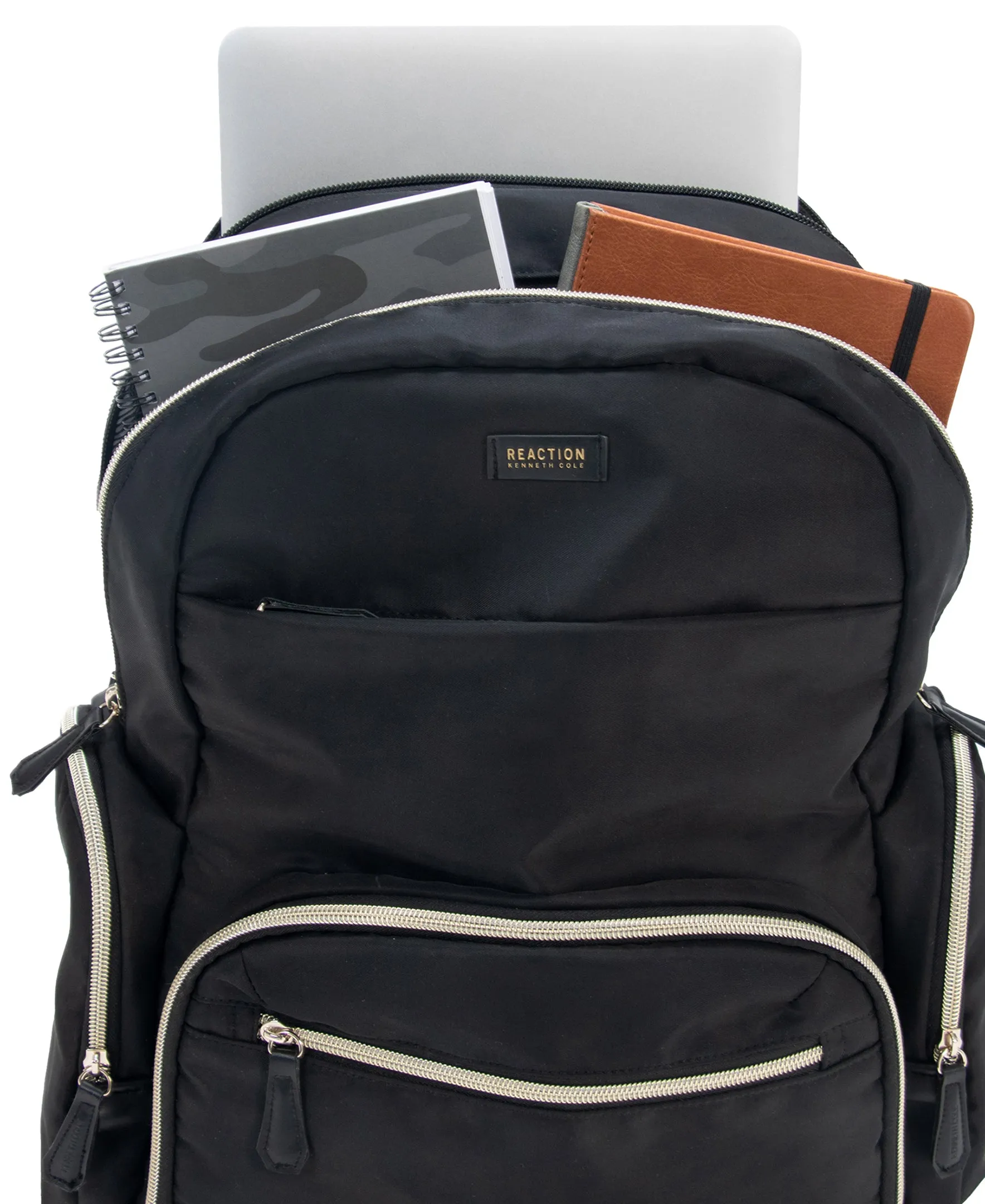 Kenneth Cole Reaction Madison Square 8-Wheel Expandable Luggage & Sophie Backpack 2-Piece Bundle (20" Carry-On & Backpack)