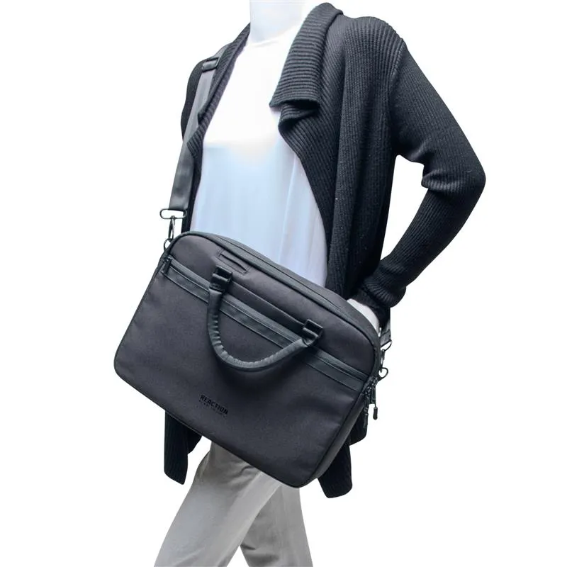 Kenneth Cole Reaction Polyester Dual Compartment 16" Laptop Business Messenger Bag