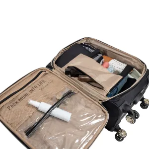 Kenneth Cole Reaction Women's Chelsea 3 Piece Set (20'', 24'', & 28") Softside 8-Wheel Expandable Luggage Set