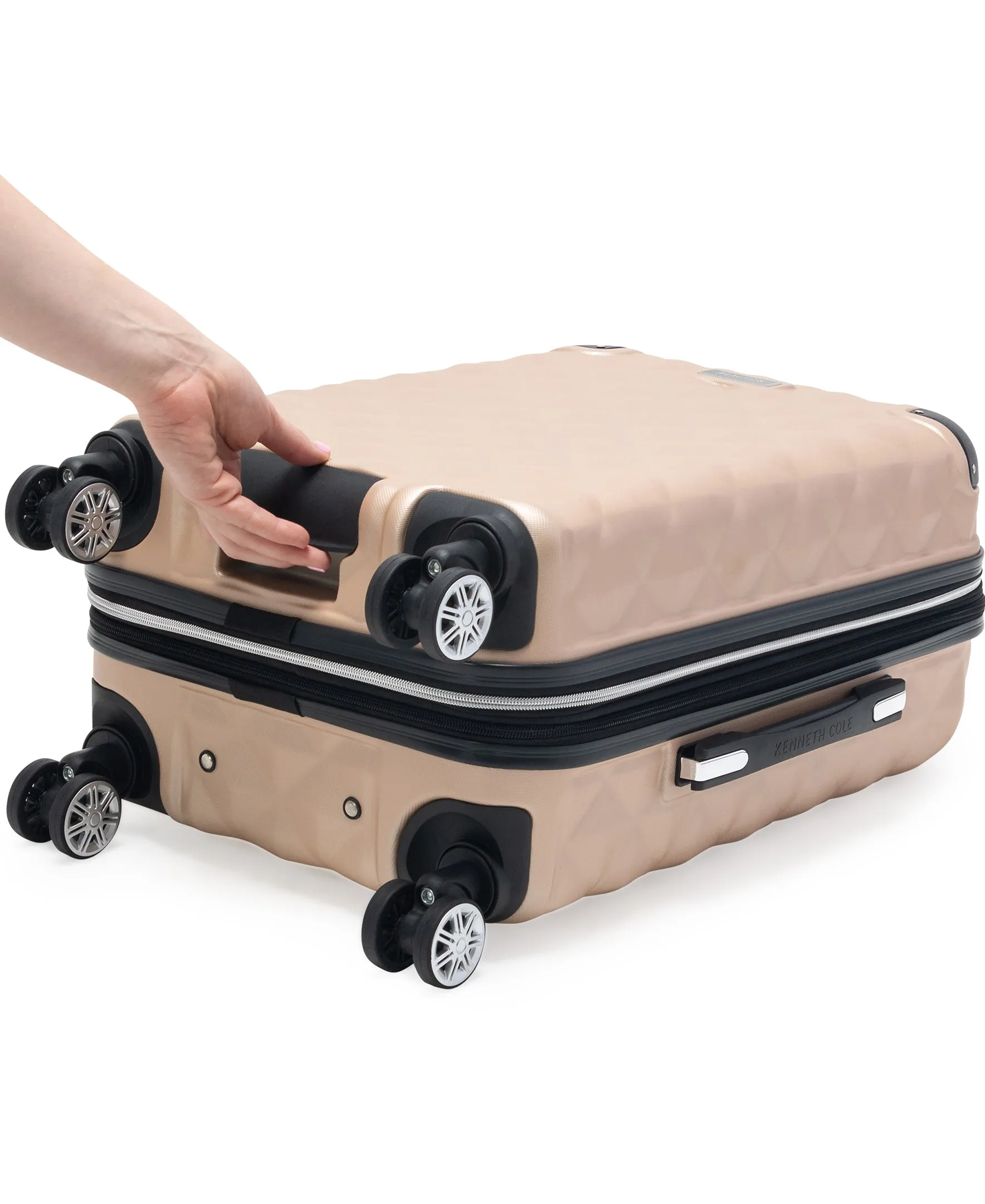 Kenneth Cole Reaction Women's Diamond Tower Hardside 8-Wheel Spinner Expandable 28'' Checked Luggage