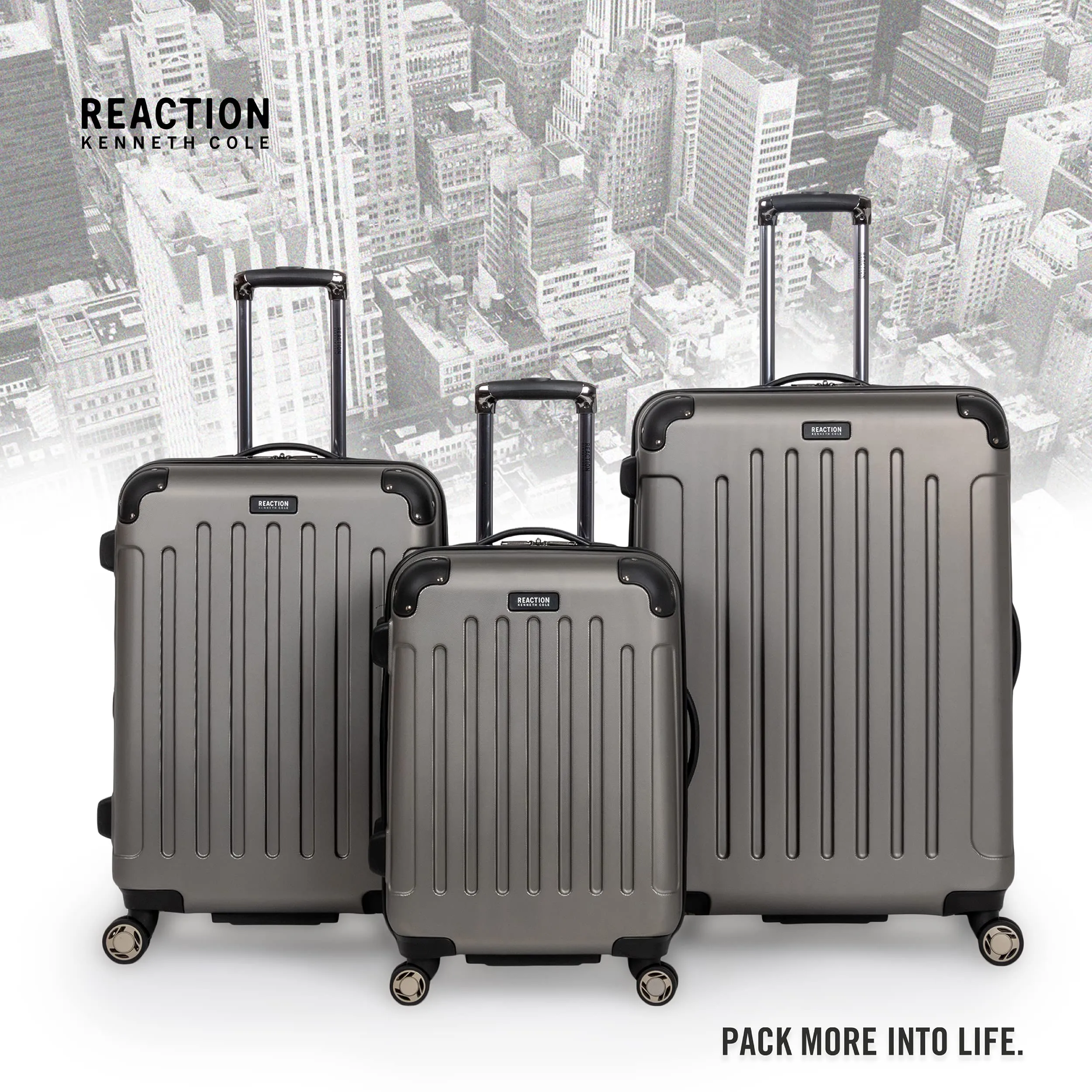 Kenneth Cole Renegade 3 Piece Set (20", 24", & 28") Hardside Expandable Luggage Set