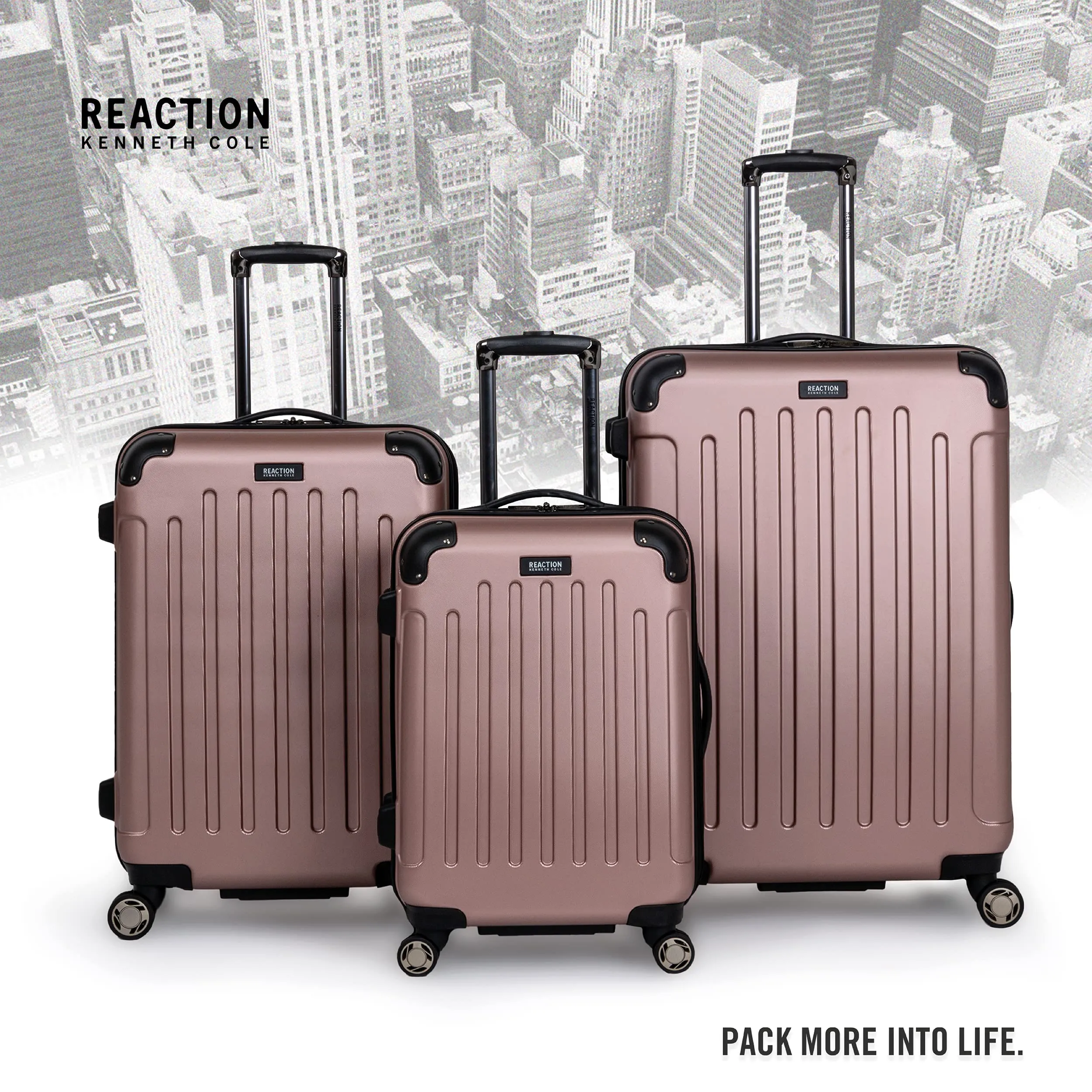 Kenneth Cole Renegade 3 Piece Set (20", 24", & 28") Hardside Expandable Luggage Set