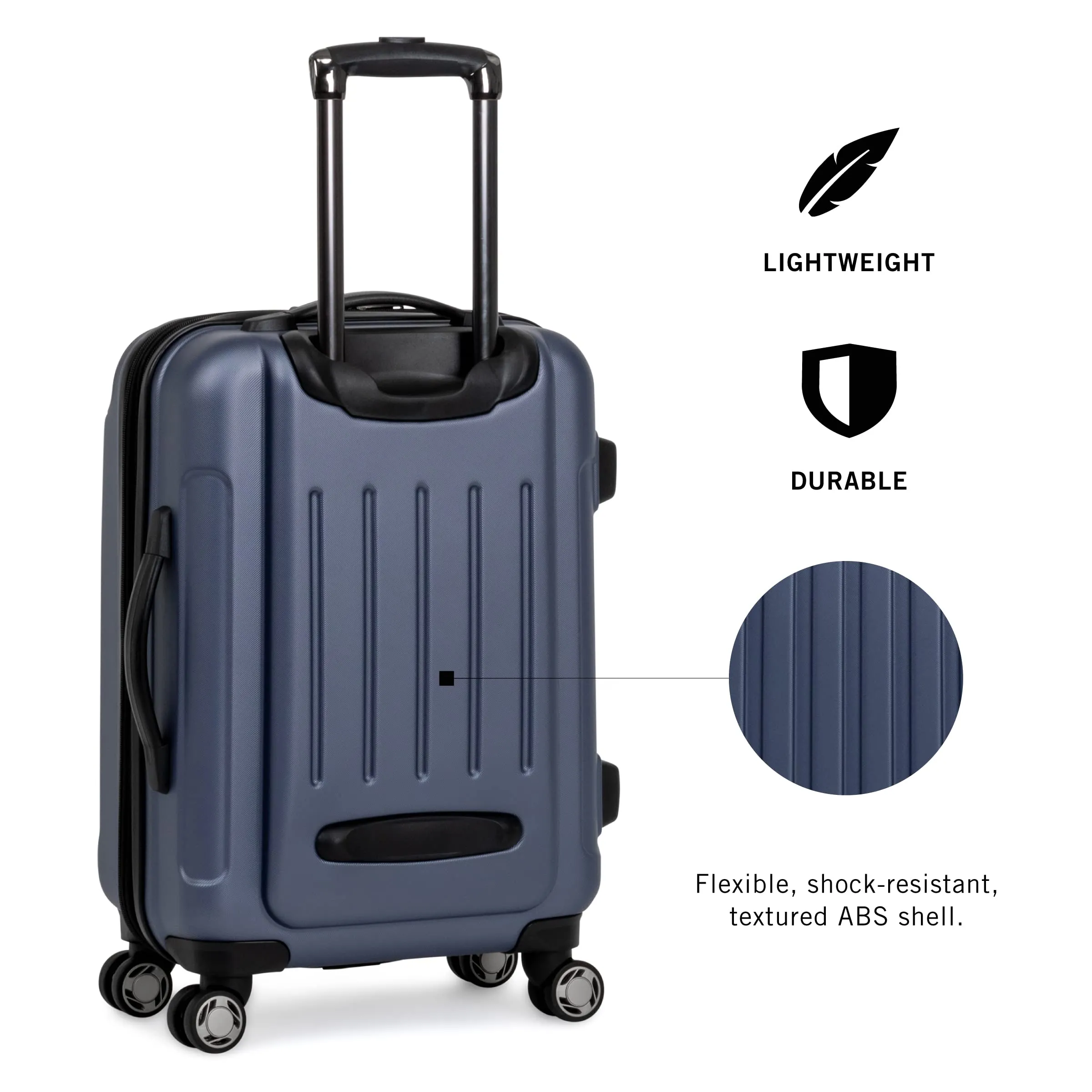 Kenneth Cole Renegade 3 Piece Set (20", 24", & 28") Hardside Expandable Luggage Set