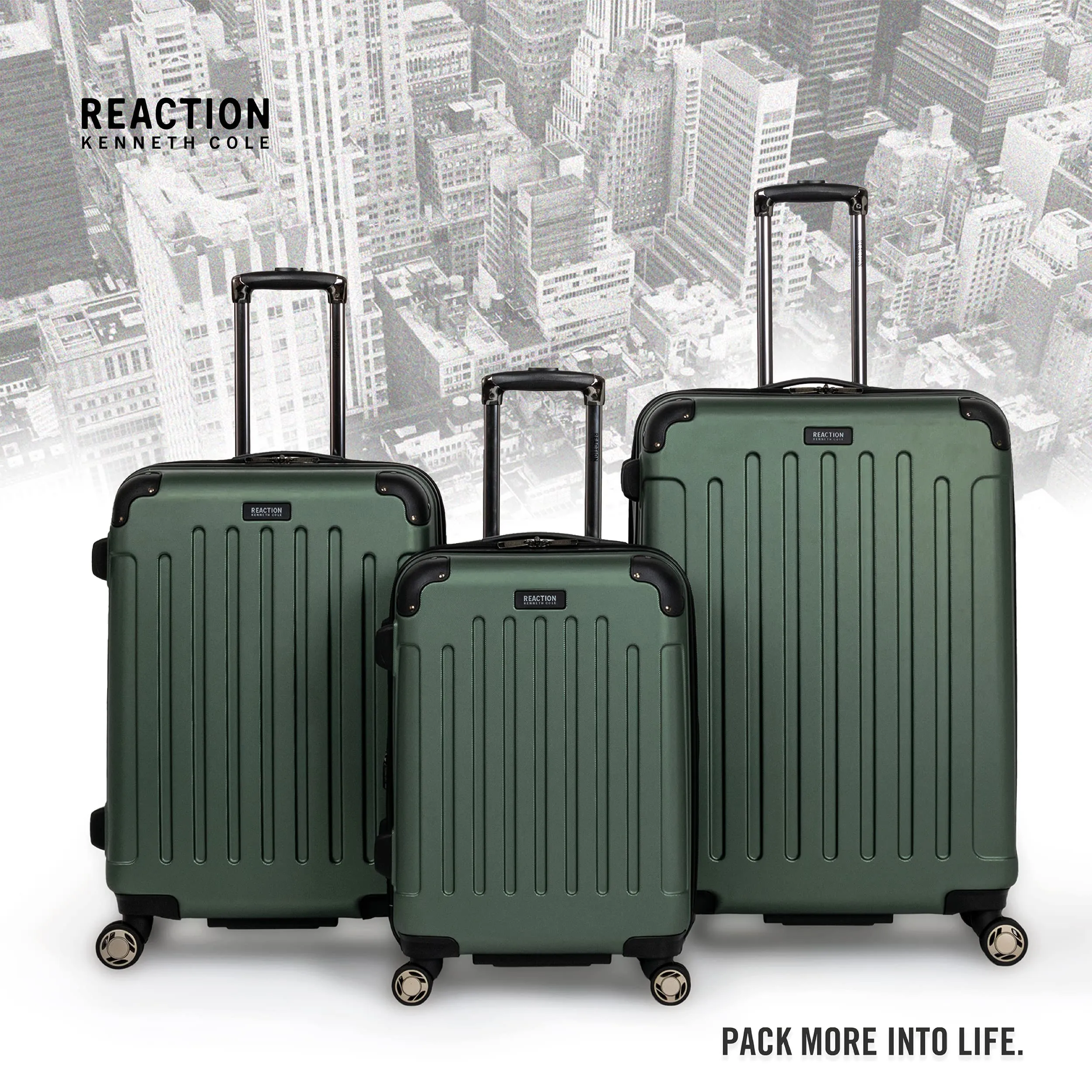 Kenneth Cole Renegade 3 Piece Set (20", 24", & 28") Hardside Expandable Luggage Set