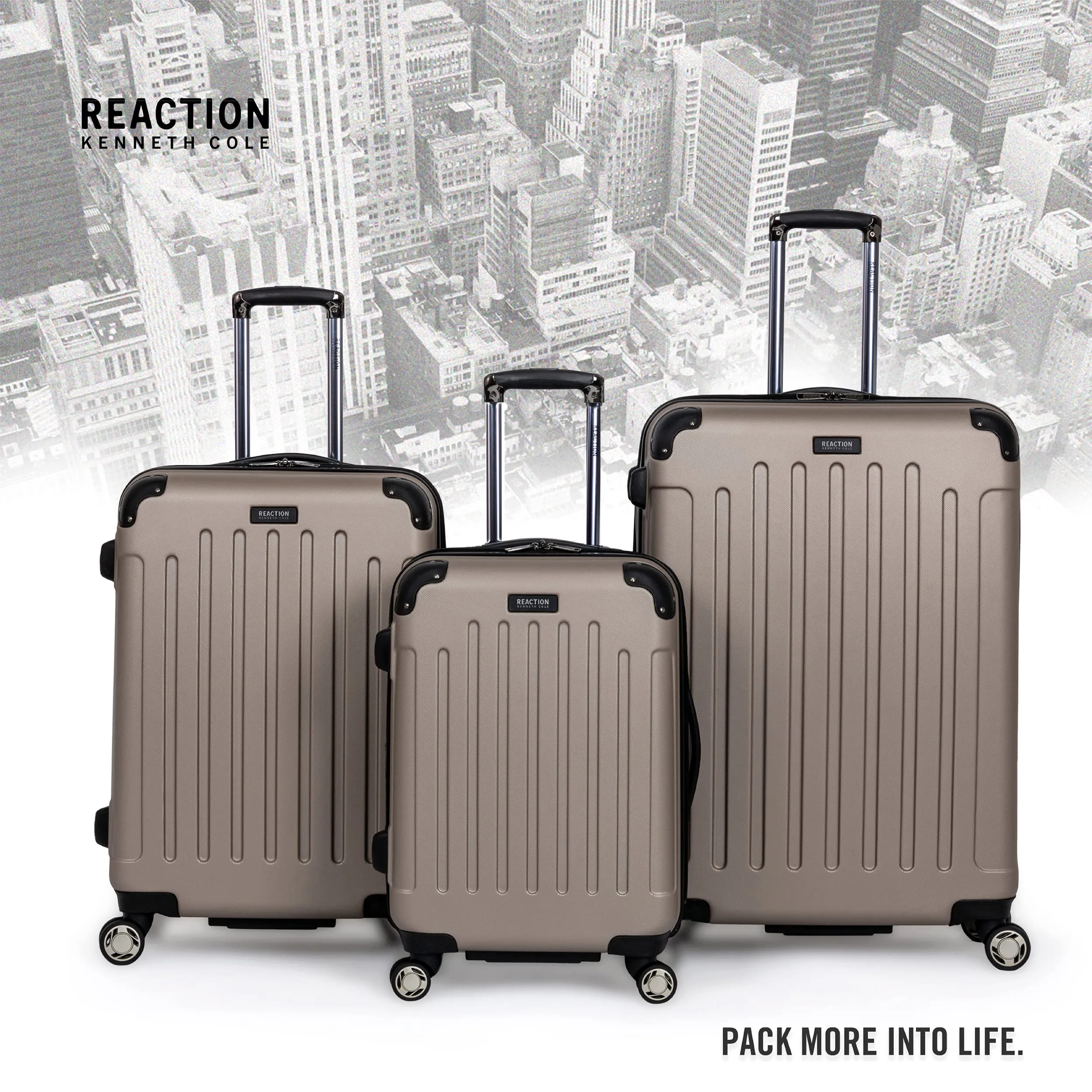 Kenneth Cole Renegade 3 Piece Set (20", 24", & 28") Hardside Expandable Luggage Set