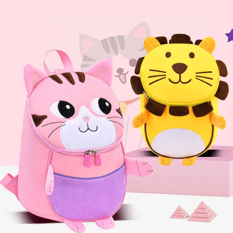 kids 3D Cartoon School Backpack