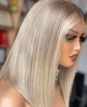 KIT 2.0 Ombre Ash Blonde Human Hair Wig