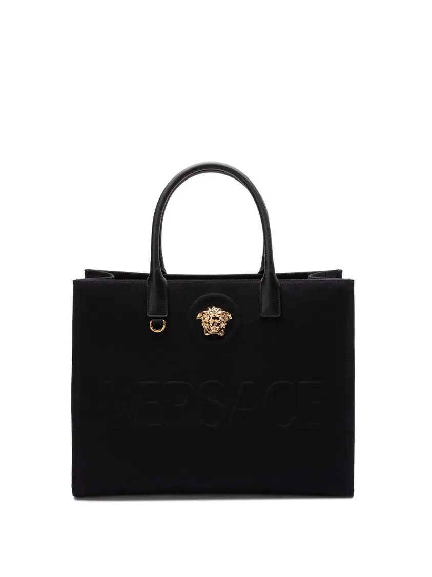 `La Medusa Canvas` Large Tote Bag