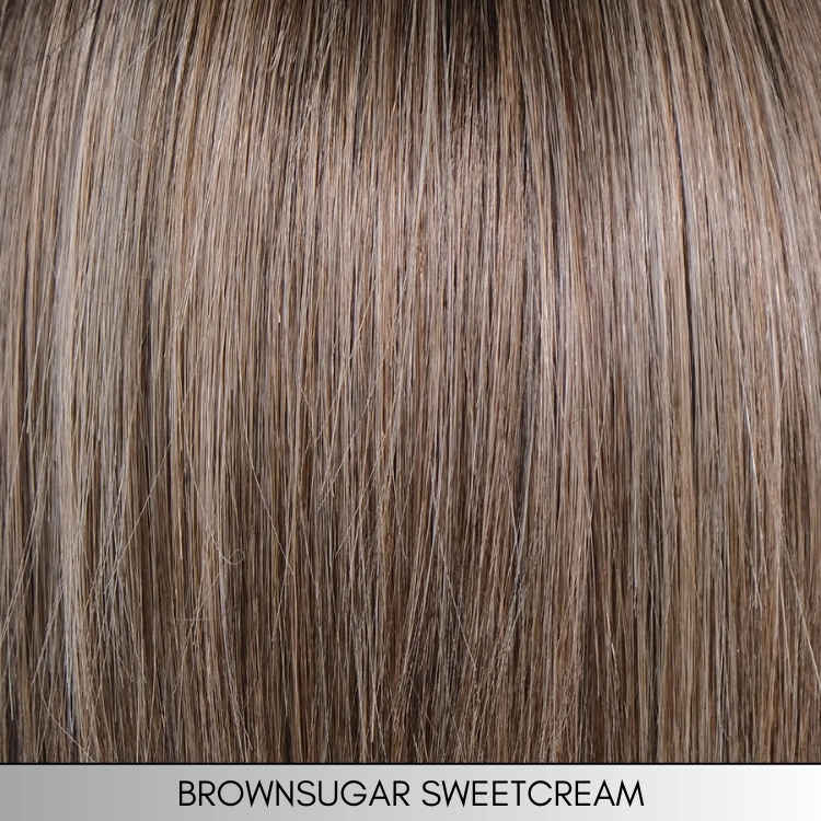 Lace Front Mono Topper Straight 14" - Caf Collection by BelleTress