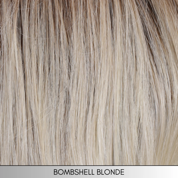 Lace Front Mono Topper Straight 14" - Caf Collection by BelleTress