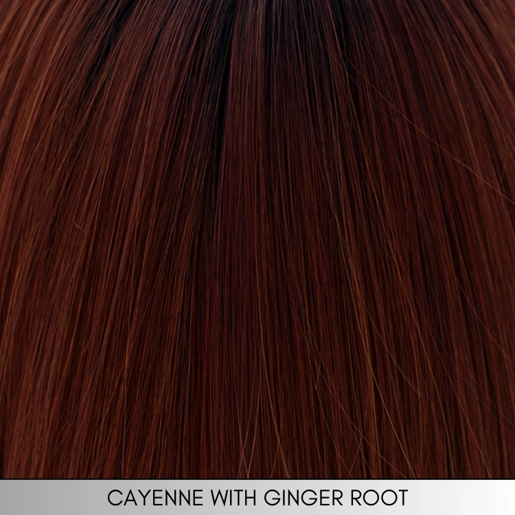 Lace Front Mono Topper Straight 14" - Caf Collection by BelleTress