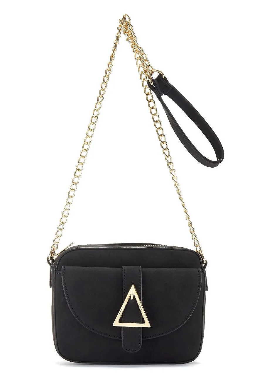 LASCANA Women's Chain Strap Crossbody Bag