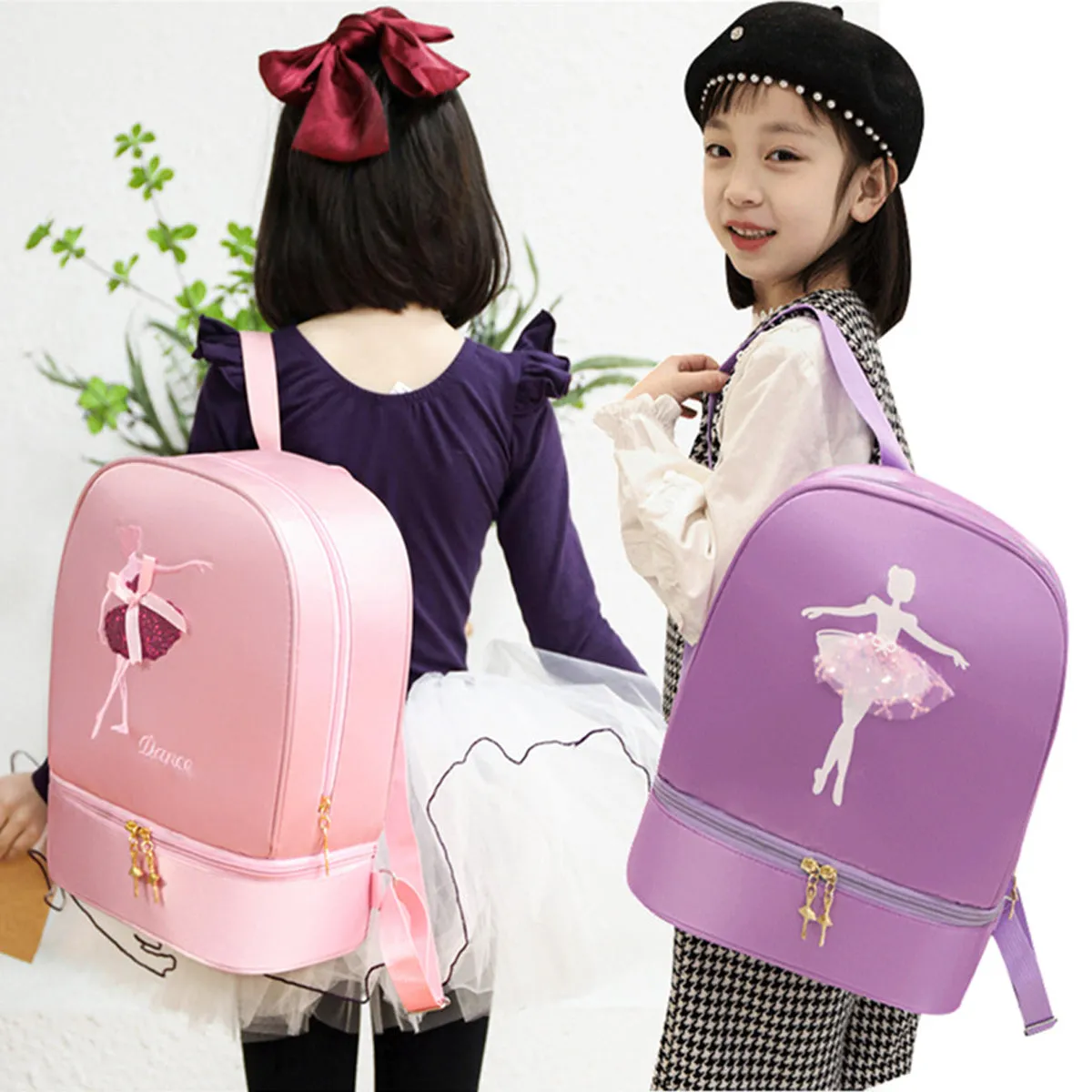 Latin Ballet Schoolbag Girls Princess Dancing Bag