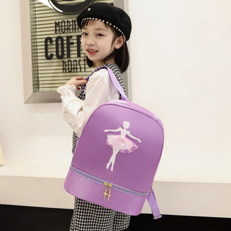 Latin Ballet Schoolbag Girls Princess Dancing Bag
