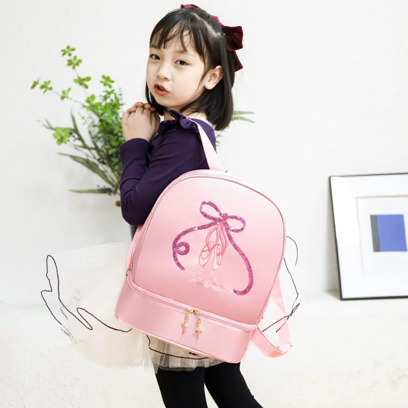 Latin Ballet Schoolbag Girls Princess Dancing Bag