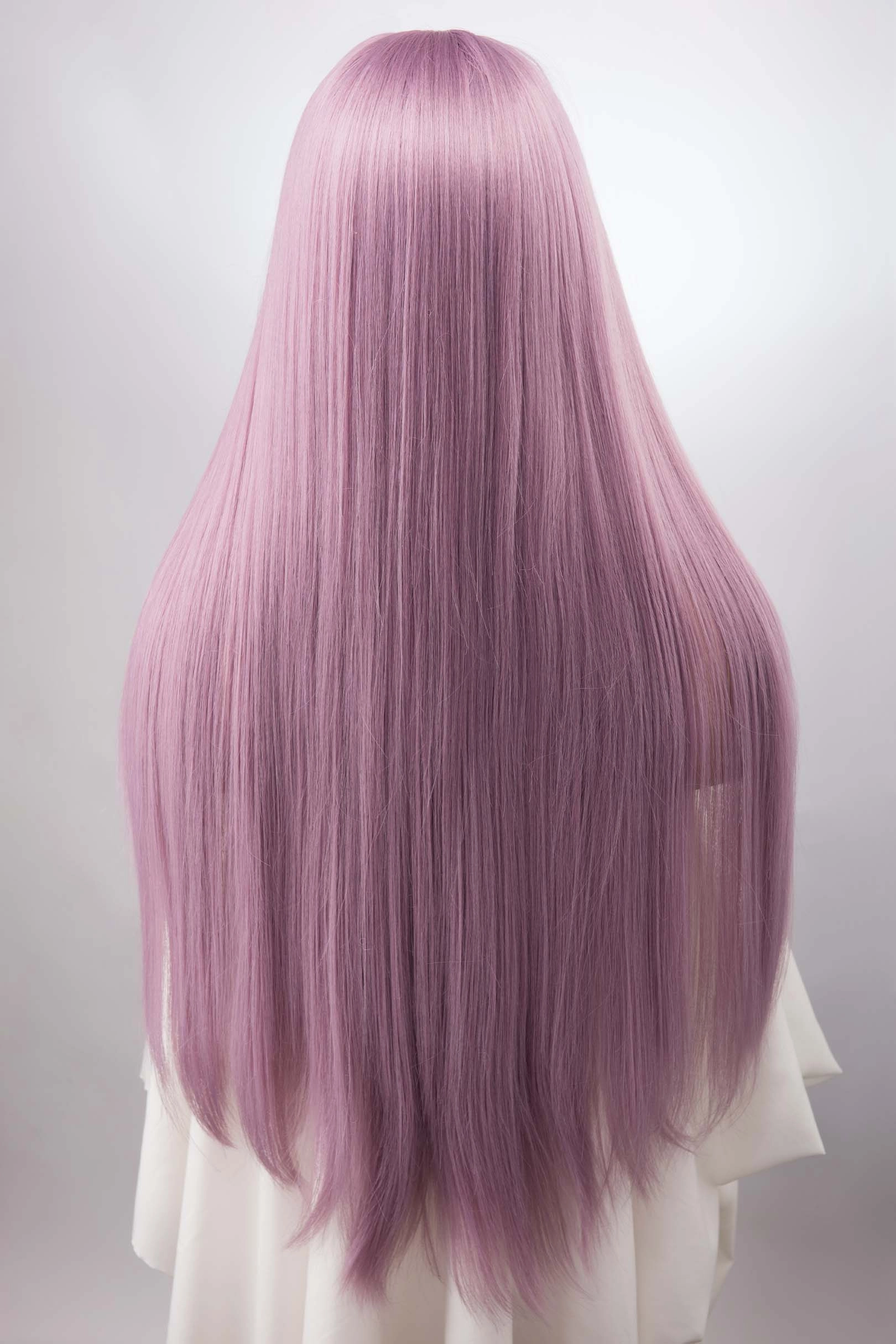 Lavender Straight Lace Front Synthetic Wig Kylin