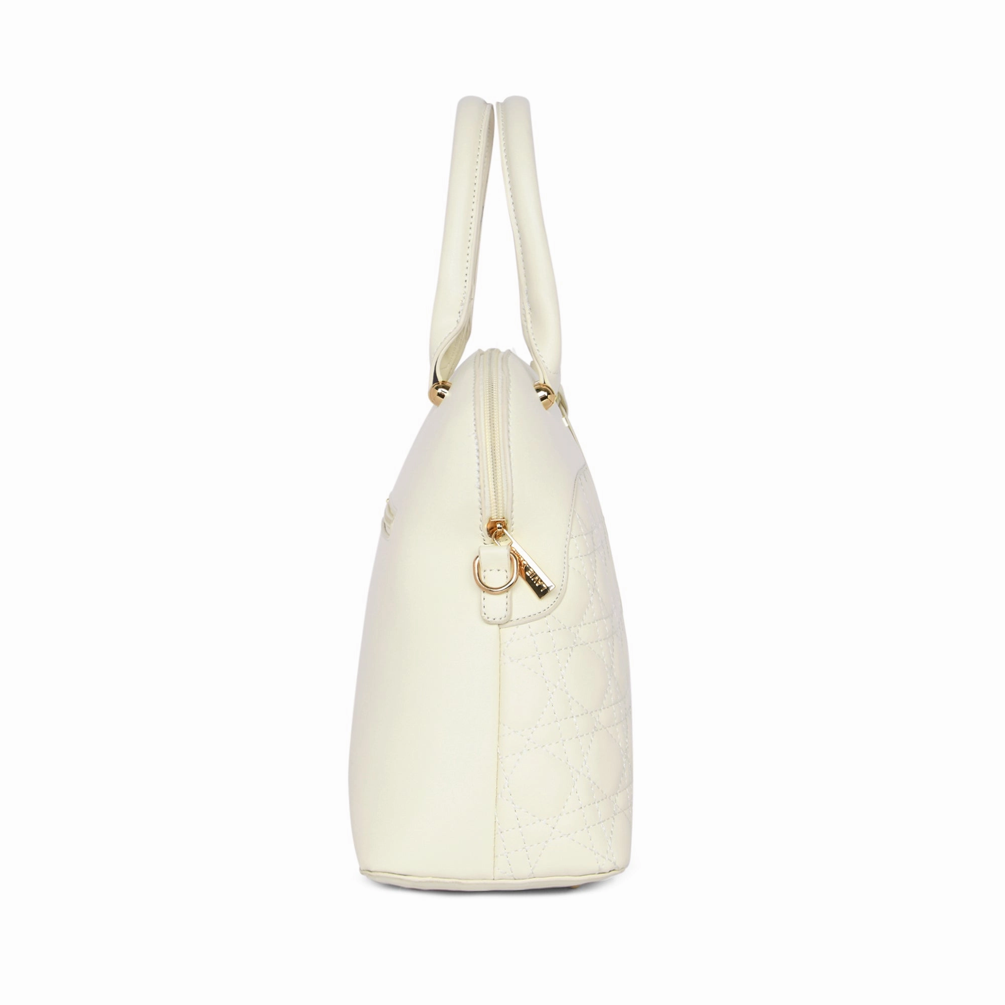 Lavie Luxe Jorie Off White Medium Women's Satchel