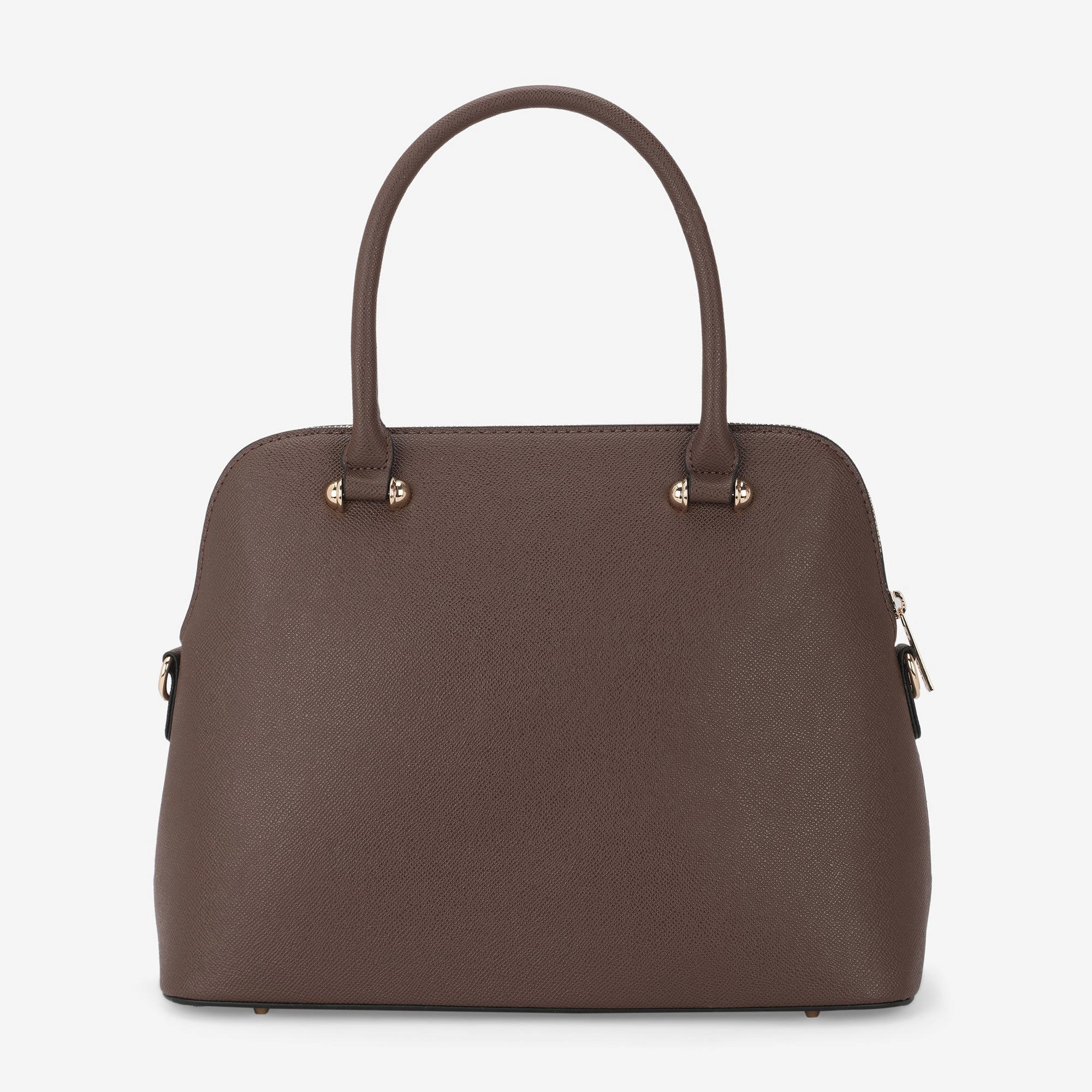 Lavie Luxe Monogram Valle24 Choco Medium Women's Satchel