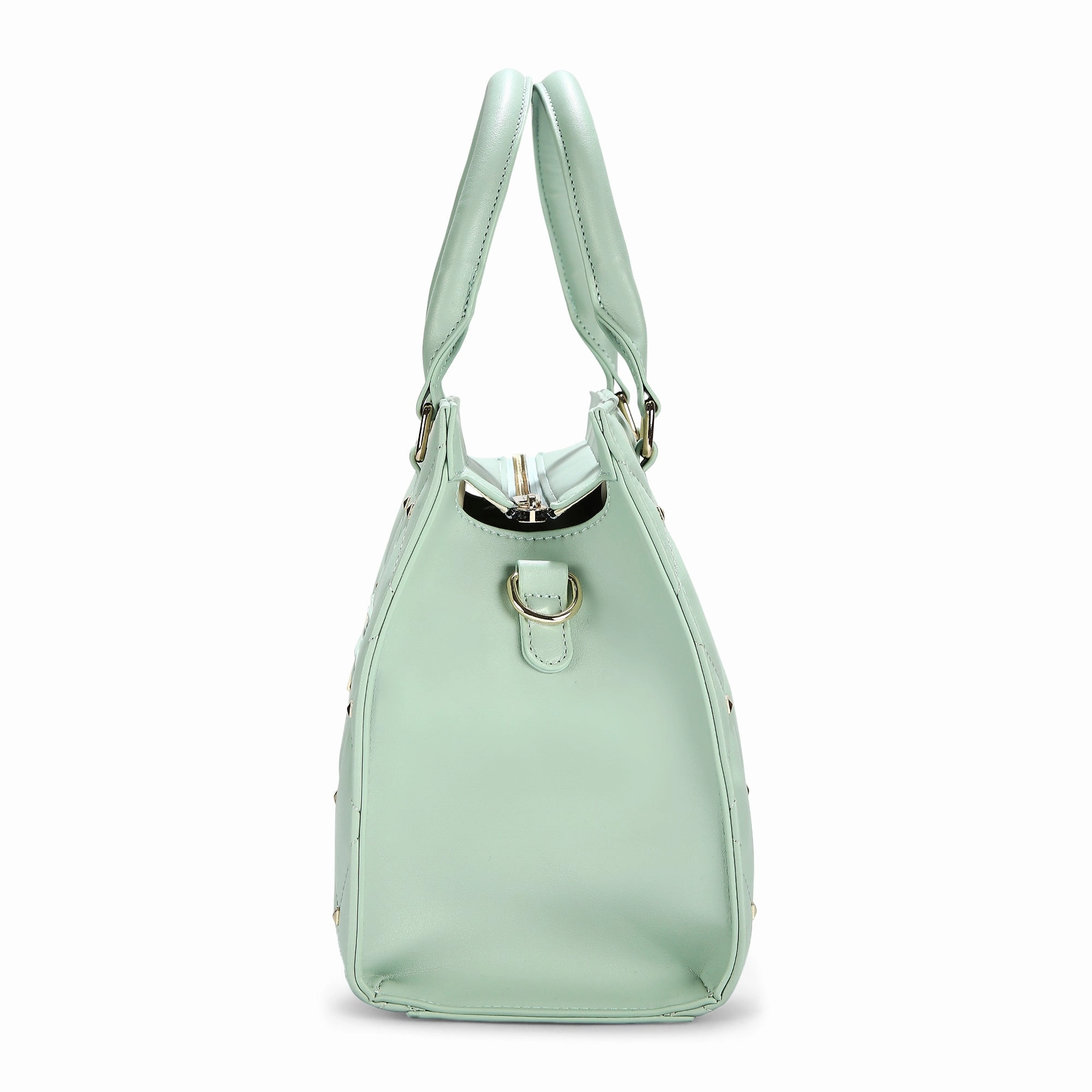 Lavie Luxe Stud Shelly Mint Medium Women's Satchel