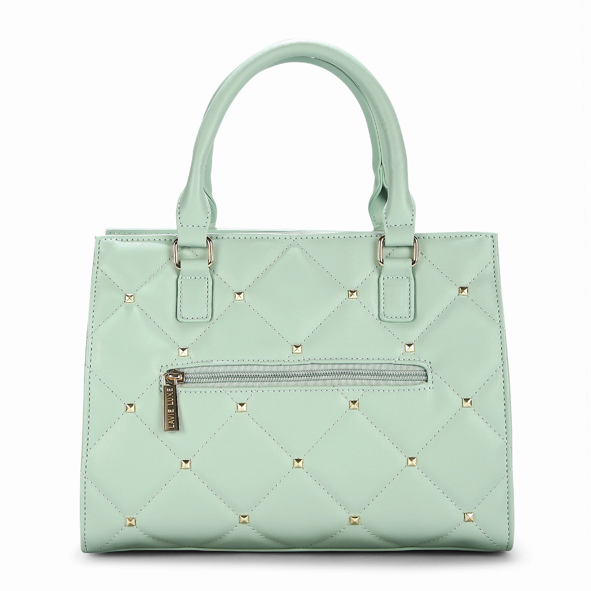 Lavie Luxe Stud Shelly Mint Medium Women's Satchel
