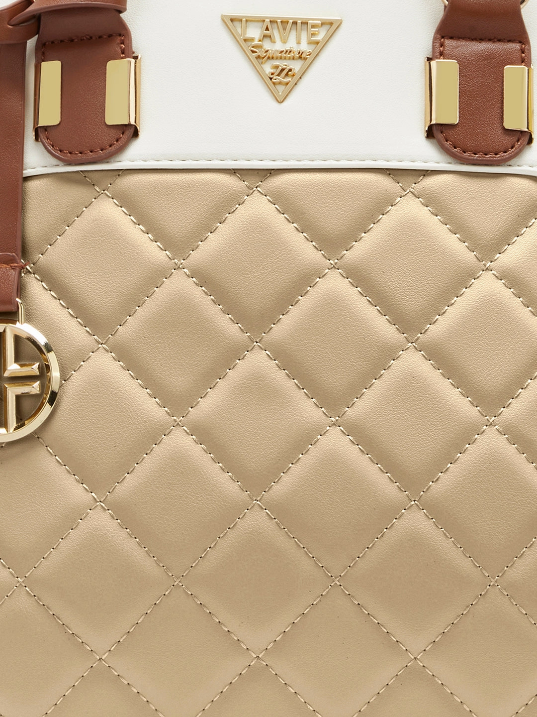 Lavie Signature Texas Medium Sand Womens Satchel