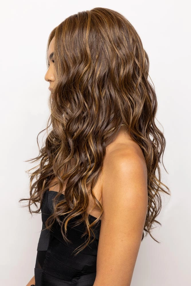 Lavish Wavez <br>Synthetic Lace Front with Lace Part Wig