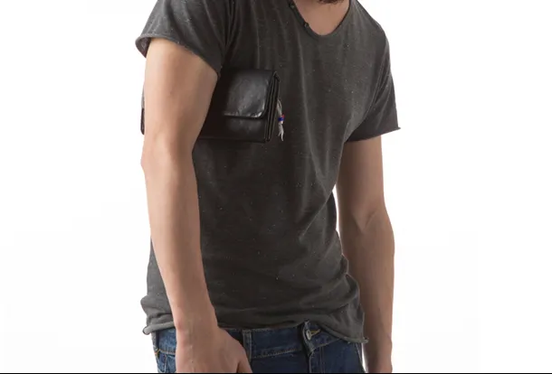 Leather Long clutch wallet leather black men wallet long wallet