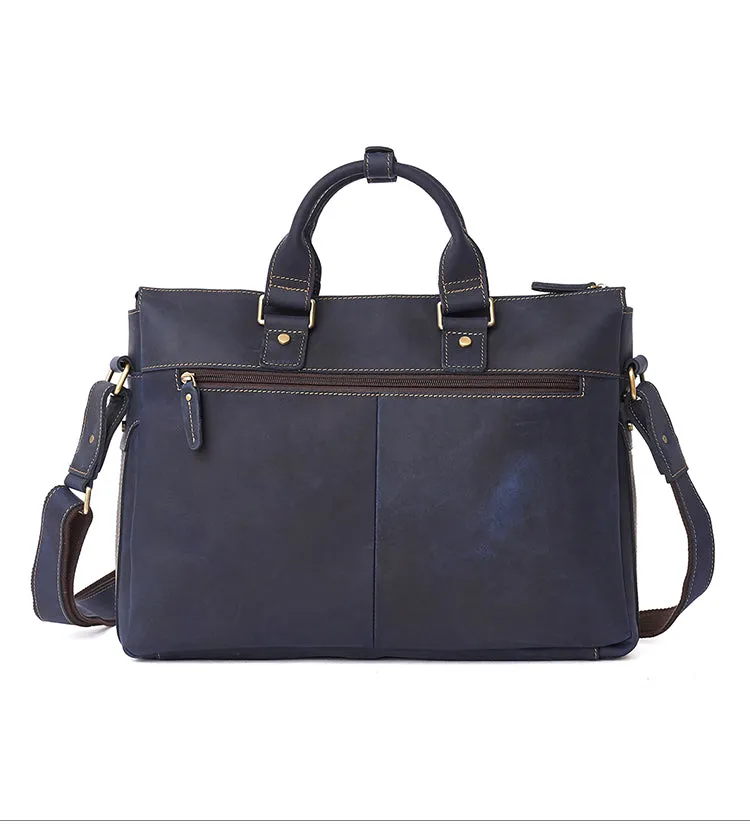 LEATHER MENS BRIEFCASE Vintage WORK BAG BUSINESS BAG FOR MEN