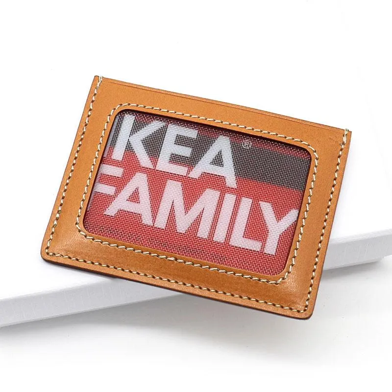 Leather Mens Card Wallet Card Holder Front Pocket Wallet Small Slim Wallet for Men