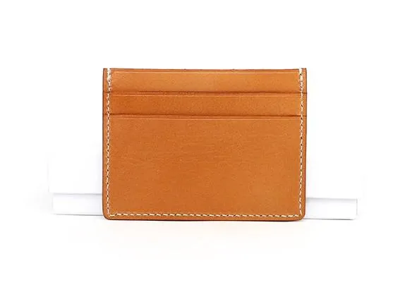 Leather Mens Card Wallet Card Holder Front Pocket Wallet Small Slim Wallet for Men