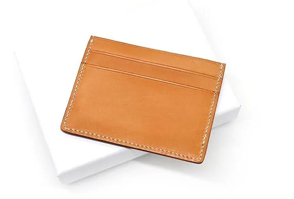 Leather Mens Card Wallet Card Holder Front Pocket Wallet Small Slim Wallet for Men