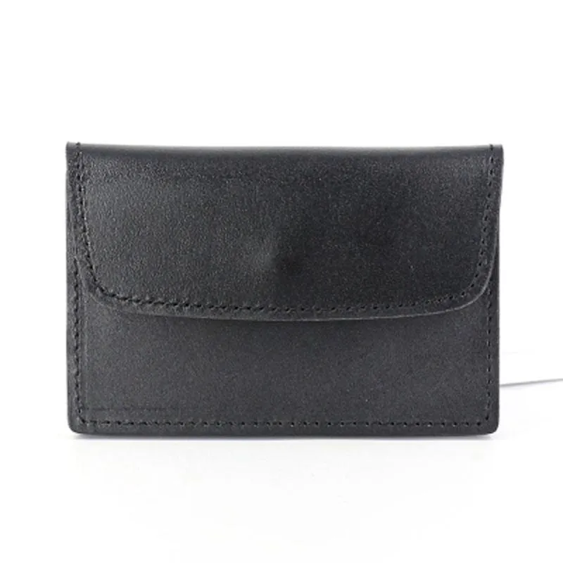 Leather Mens Card Wallet Front Pocket Wallet Small Slim Wallets Change Wallets for Men