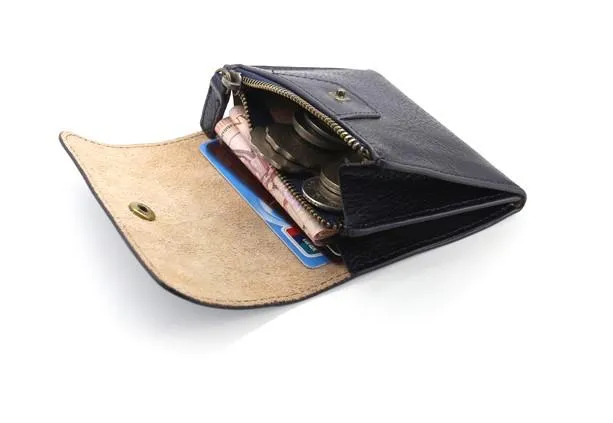 Leather Mens Front Pocket Wallet Card Wallets Slim Small Change Wallets for Men