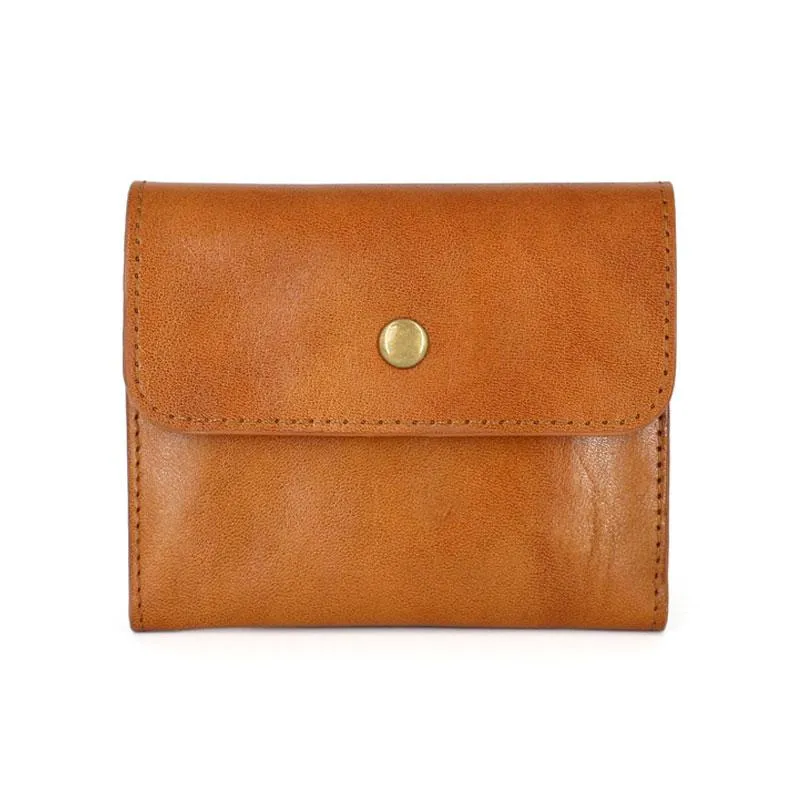 Leather Mens Front Pocket Wallet Card Wallets Slim Small Change Wallets for Men