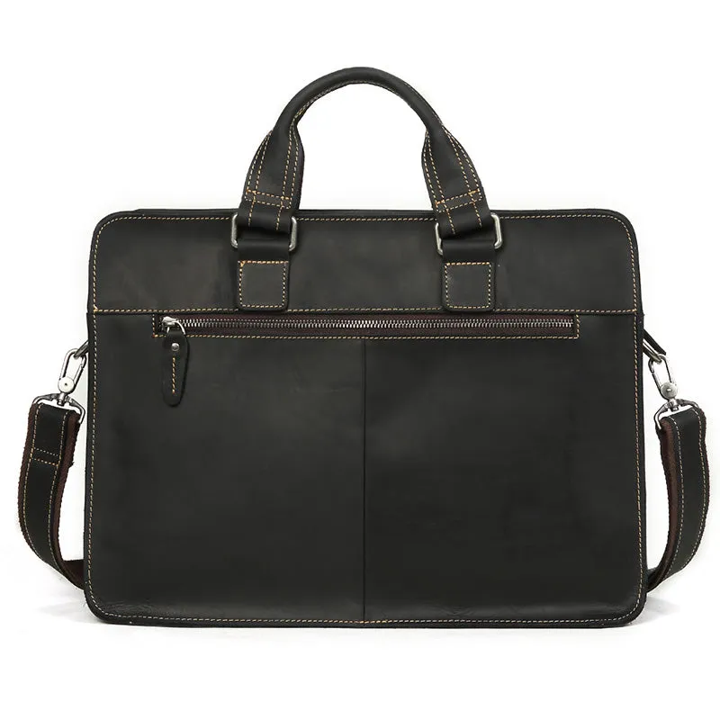 Leather Vintage Mens Briefcase Lawyer Briefcases Laptop Briefcase Business Briefcase For Men