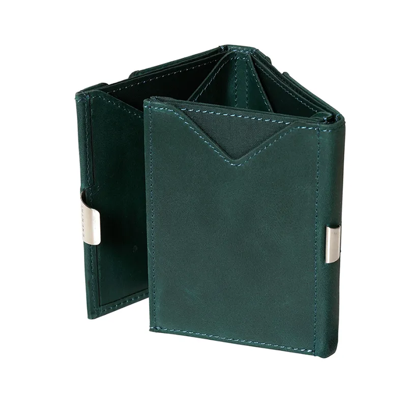 Leather Wallet // Emerald Green