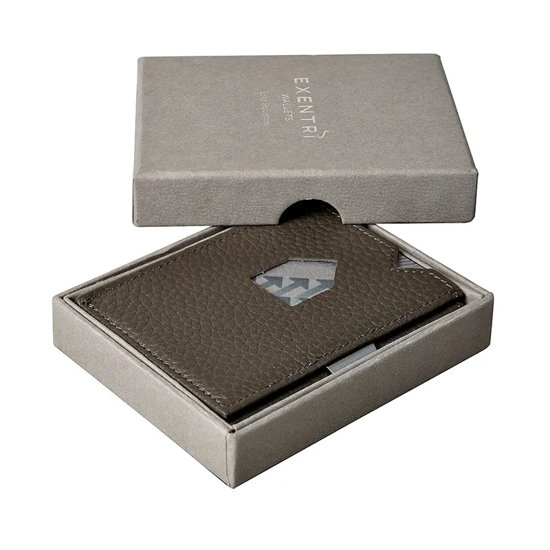 Leather Wallet // Gray Structure