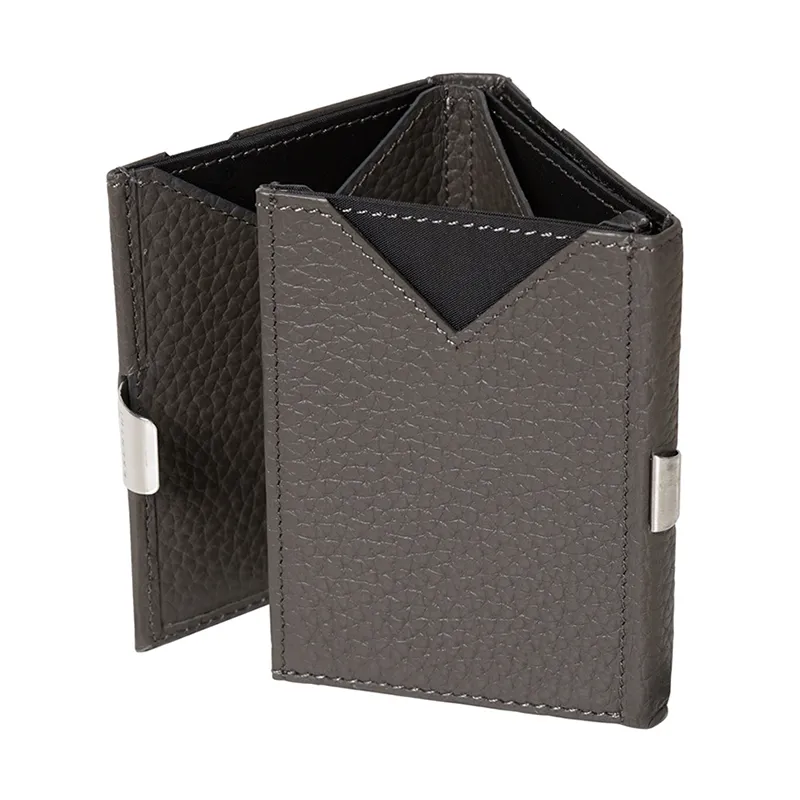 Leather Wallet // Gray Structure