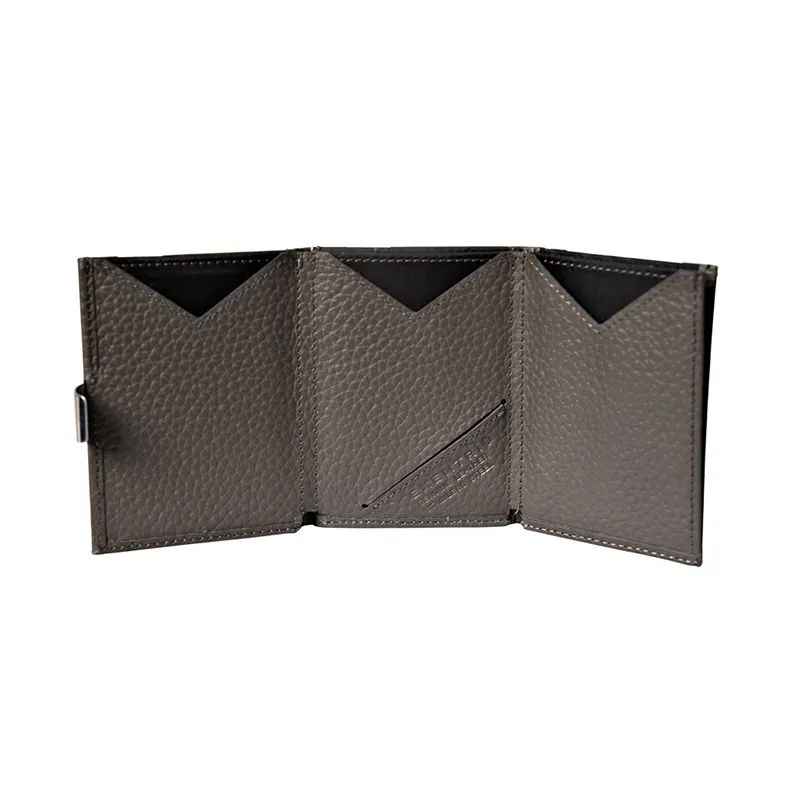 Leather Wallet // Gray Structure