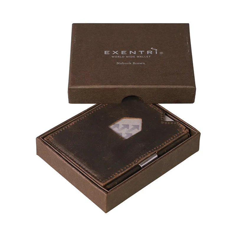 Leather Wallet // Nubuck Brown