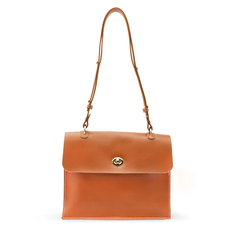 Leather Women Shoulder Bag Briefcase Work Bag For Women