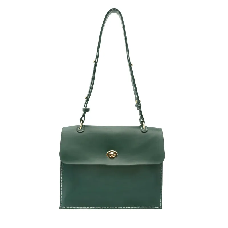 Leather Women Shoulder Bag Briefcase Work Bag For Women