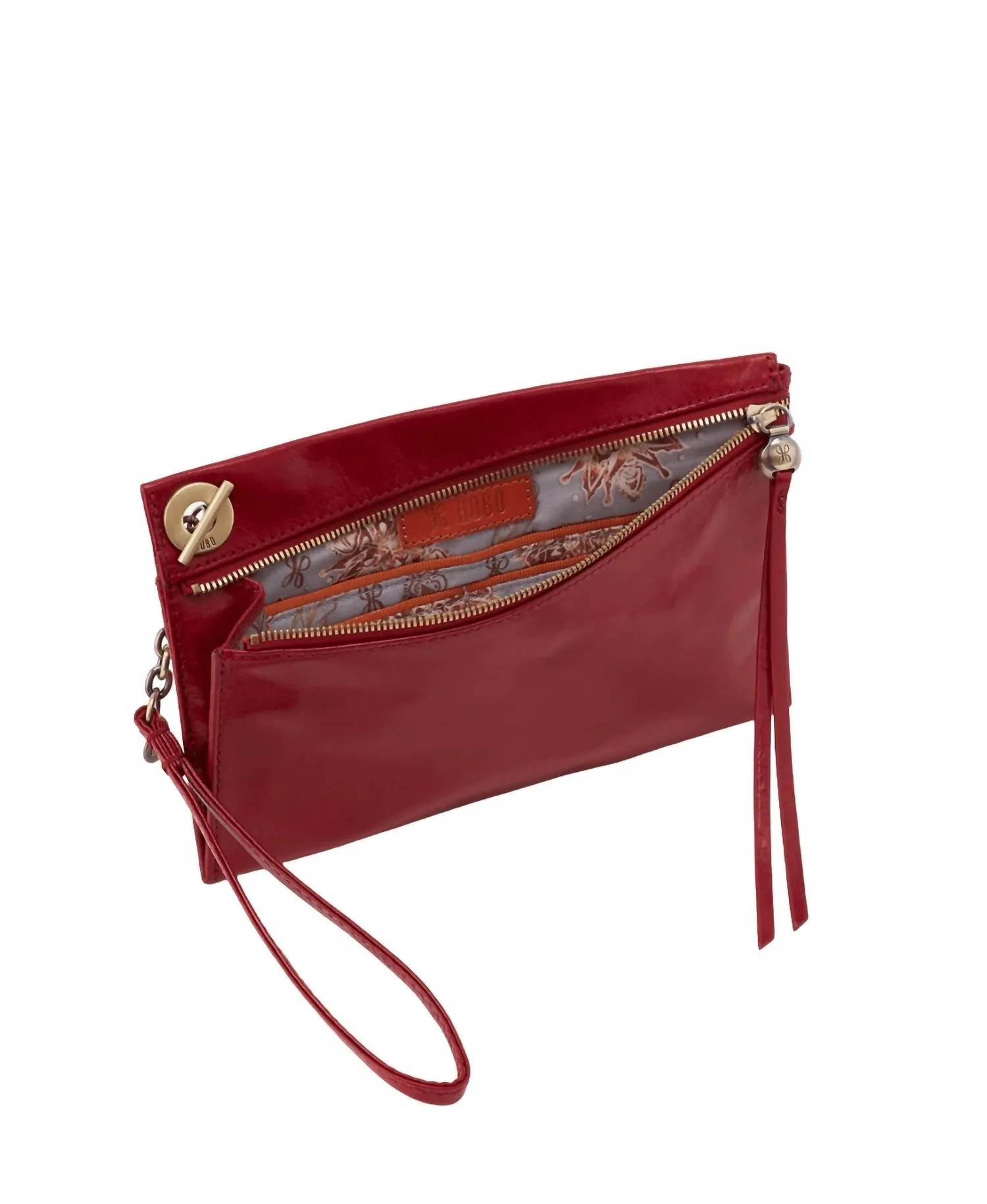Link Clutch Wallet In Garnet
