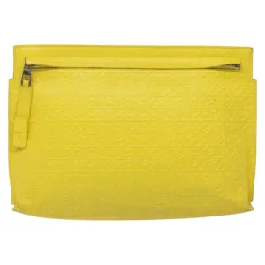 Loewe Leather Clutch Bag (Pre-Owned)
