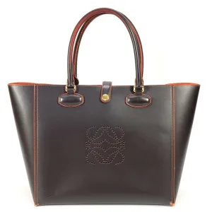 Loewe  Leather Shoulder Bag Tote Bag (Pre-Owned)