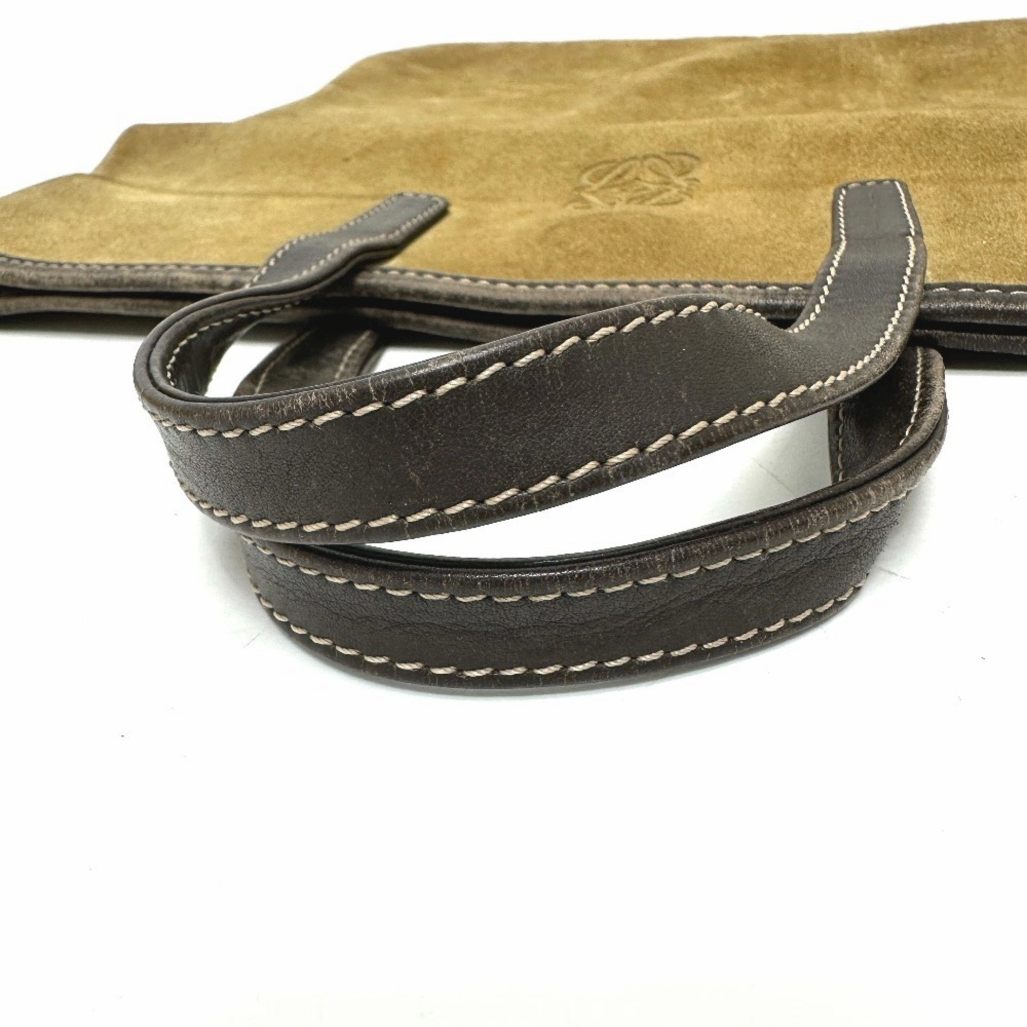 Loewe Suede Handbag (Pre-Owned)