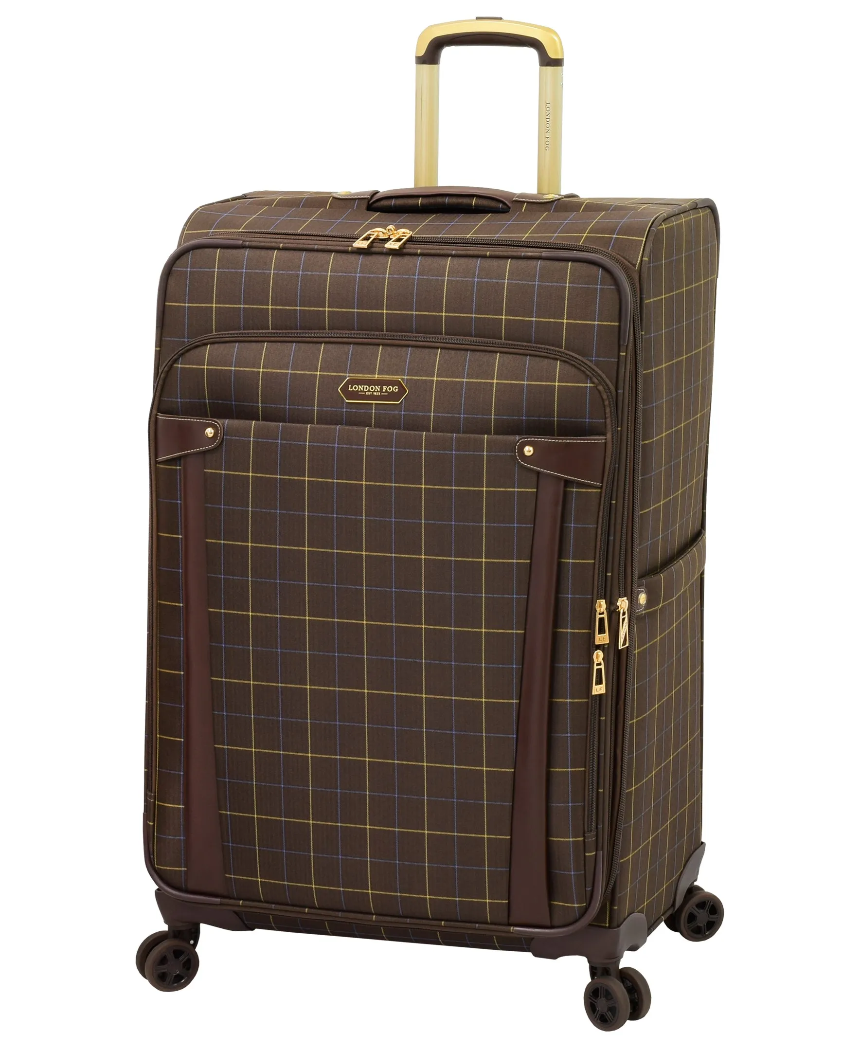 London Fog Brentwood 4 Piece Set (20"/24"/28"/Tote) 4-Wheel Luggage Sets