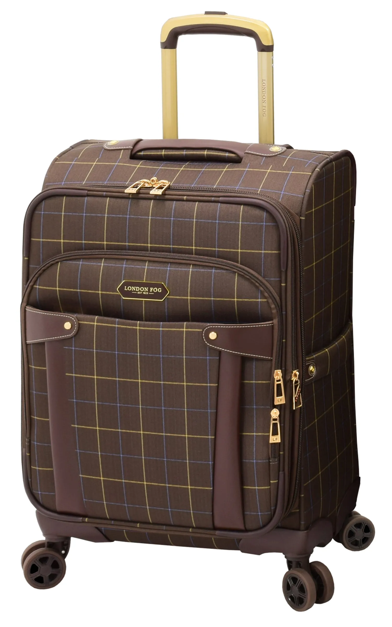 London Fog Brentwood 4 Piece Set (20"/24"/28"/Tote) 4-Wheel Luggage Sets