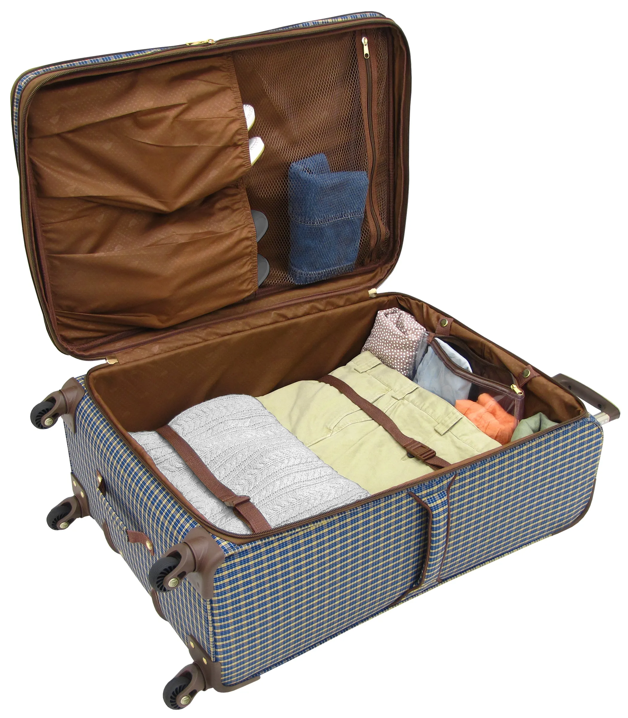 London Fog Kensington 4 Piece Set 4-Wheel Luggage Sets